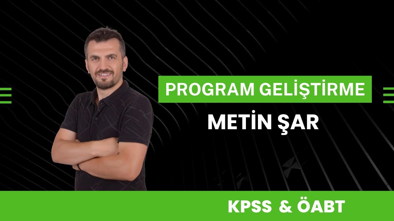 PROGRAM GELİŞTİRME-2 (Program Türleri)