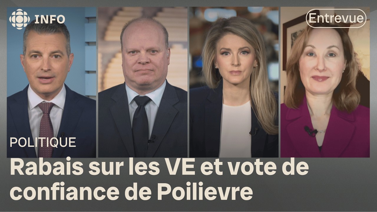 [PANEL18H30] Le retour des rabais sur les VE et de Pierre Poilievre du congrès de Calgary