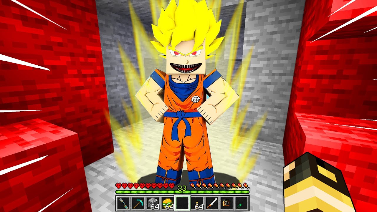 HO INCONTRATO GOKU DI DRAGON BALL NEL MIO MONDO DI MINECRAFT!!