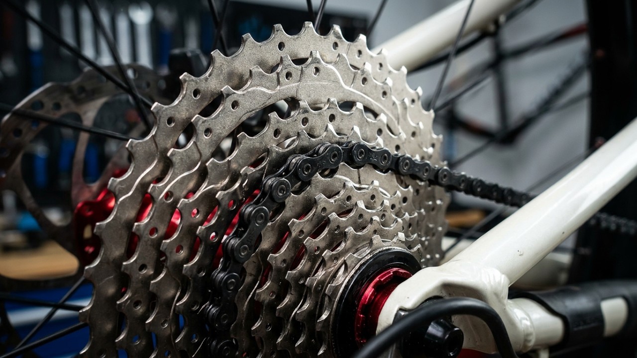 How does a Bicycle Cassette Cogset, Hubs and Chain