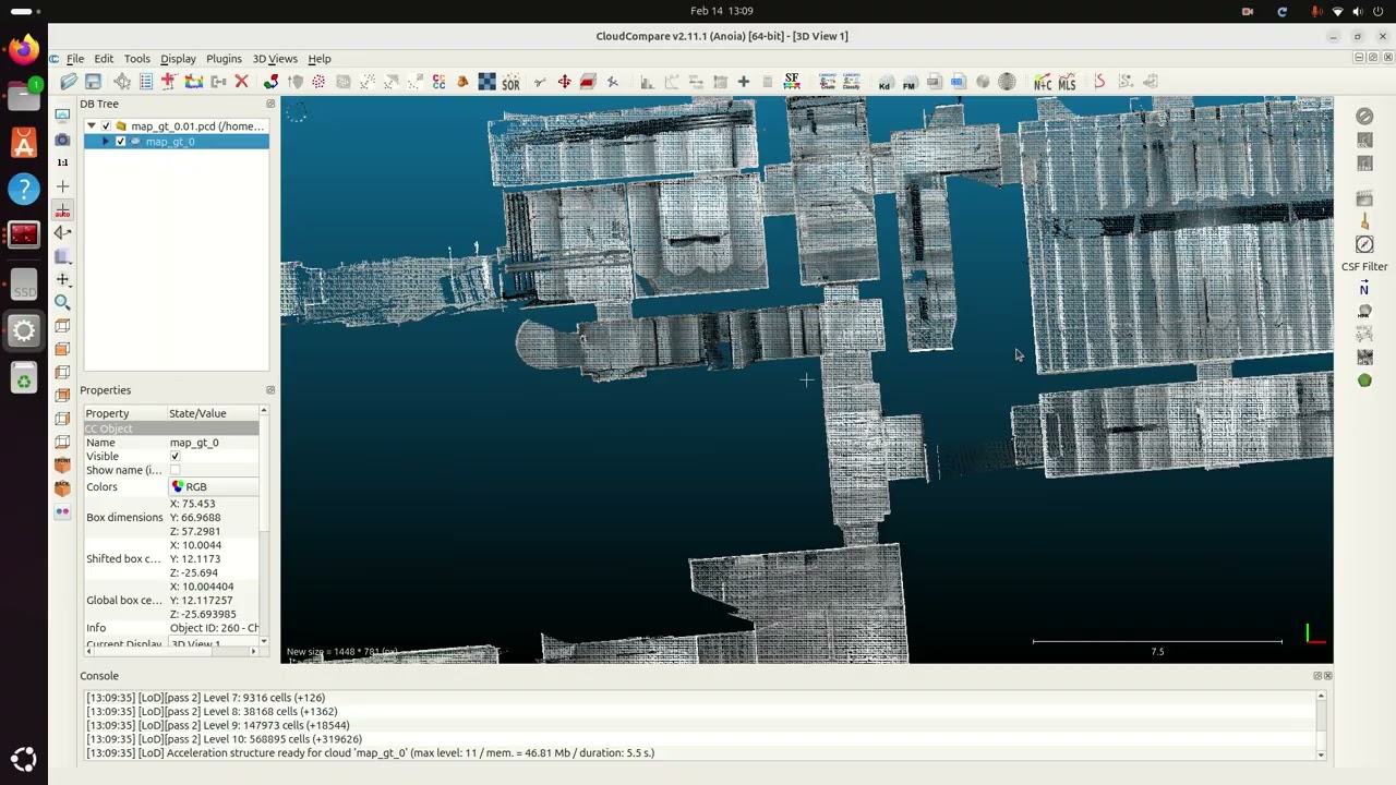 Convert from pcd to laz, https://github.com/MapsHD/HDMapping
