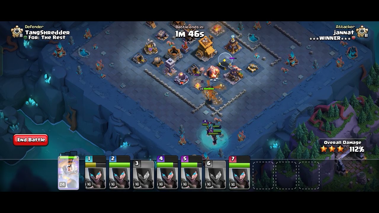 Builder base full 6star attack