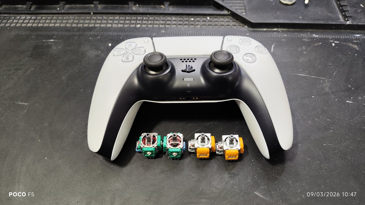 Como trocar o Analógico  Hall Effect do controle de PS5