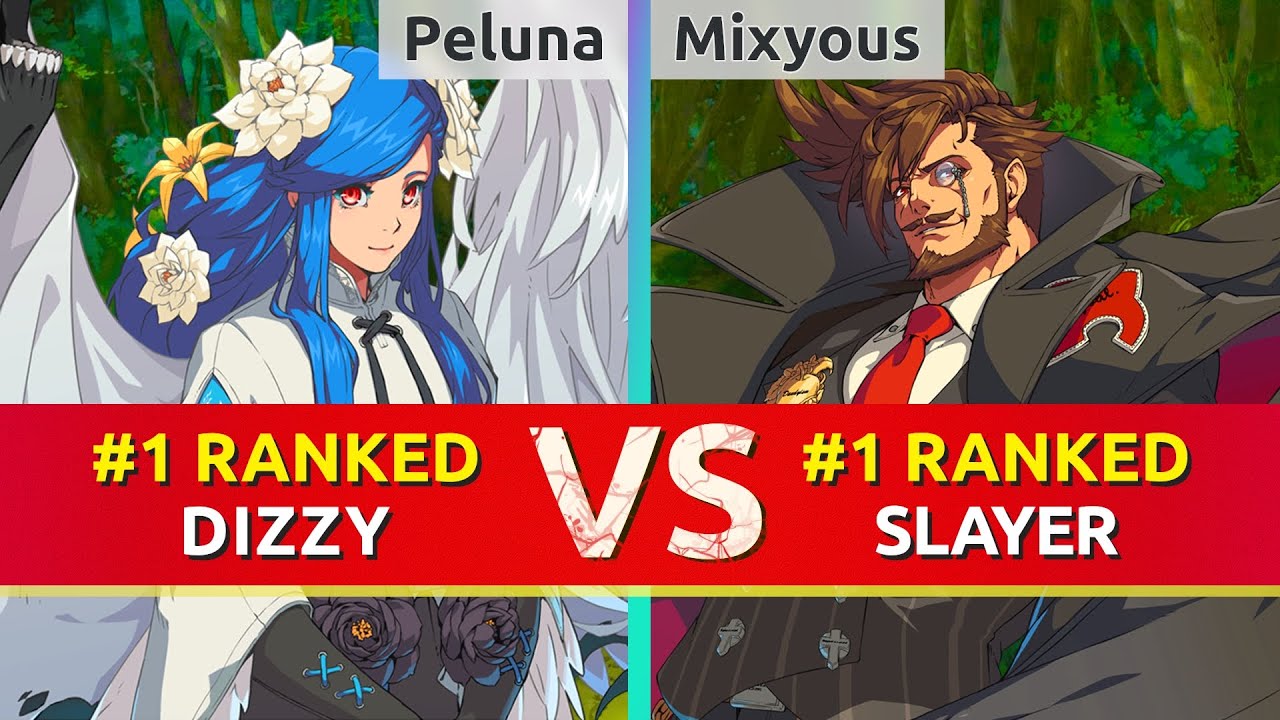 GGST ▰ Peluna (#1 Ranked Dizzy) vs Mixyous (#1 Ranked Slayer). High Level Gameplay