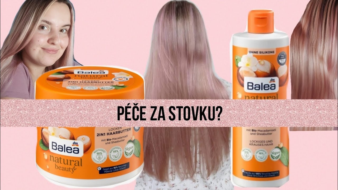 ZKOUŠÍM BALEA HAIRCARE😲| BALEA NATURAL BEAUTY VLASOVÉ MÁSLO A BALZÁM