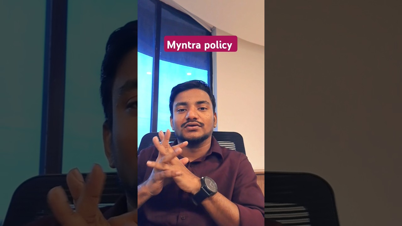 Myntra policy - return/ exchange product 2025 