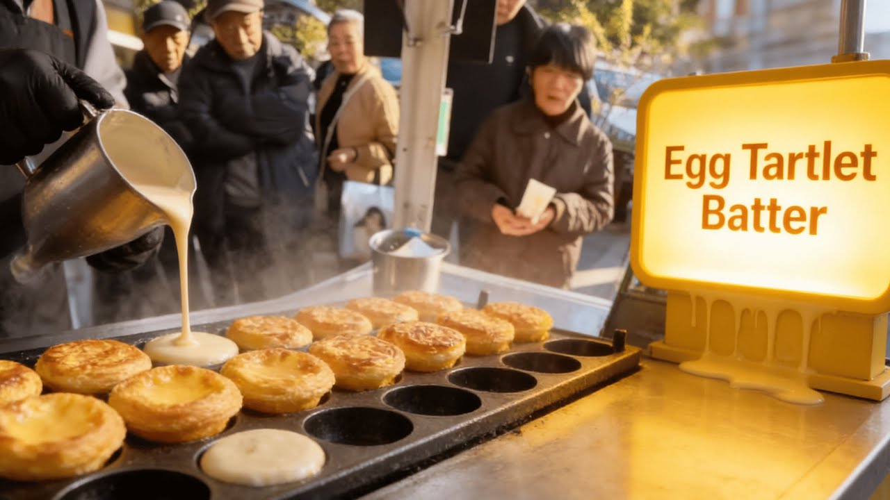 Street Stall Golden Burger: Double Eggs, Double Meat Goodness!