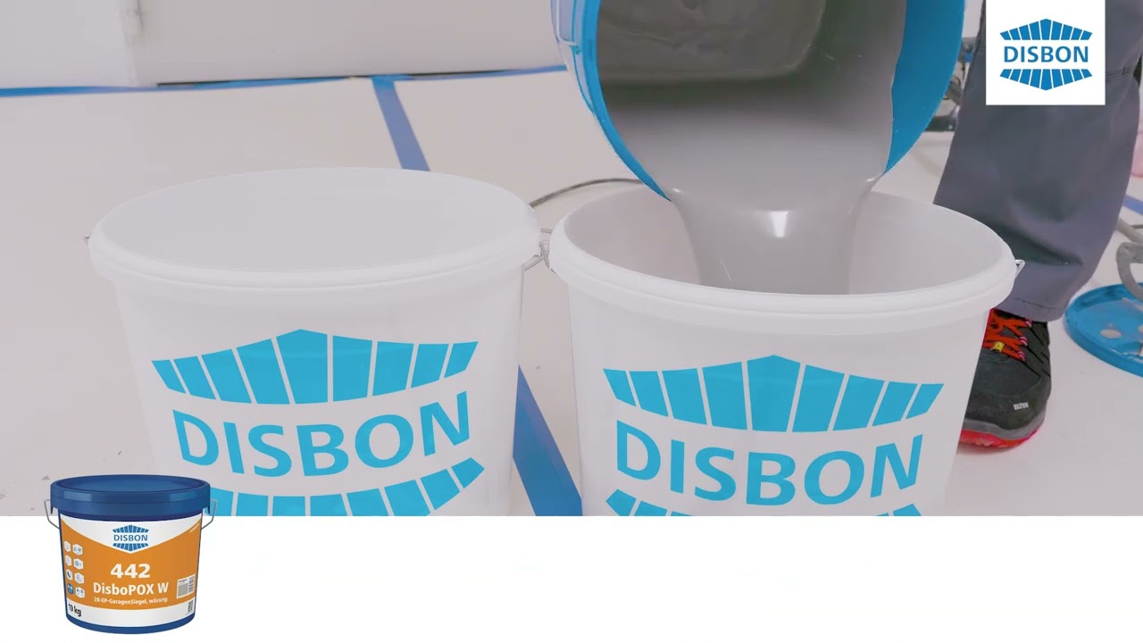 Disbon Basic Flooring - DisboPOX W 442K-EP-Garagensiegel, wässrig.