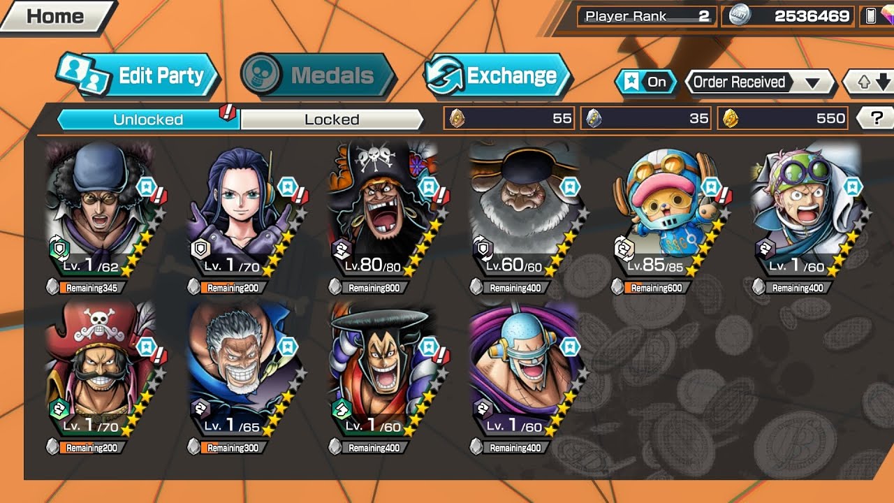 GIFT AKUN OPBR LOG BANDAI!!! ONE PIECE BOUNTY RUSH (OPBR)