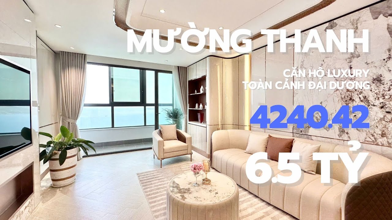 Ngắm Toàn Cảnh Đại Dương Xanh Ngát Mát Mẻ Trong Căn Hộ Mường Thanh Luxury Nha Trang