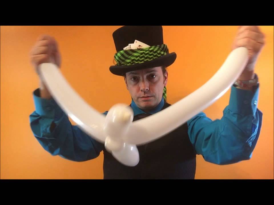 Balloon Twisting Lesson & Tutorial #59 Seagull Bird