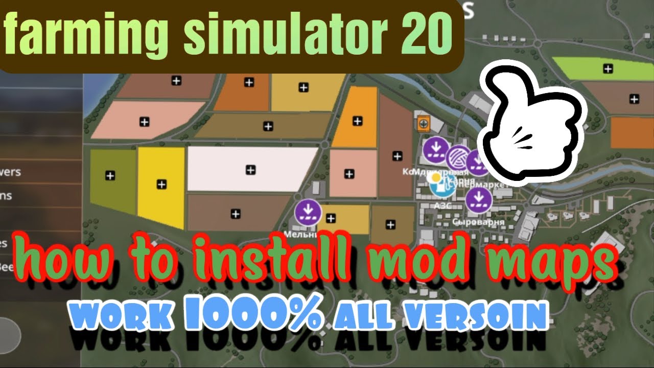Fs 20 mods maps | how to install mod maps work 1000%