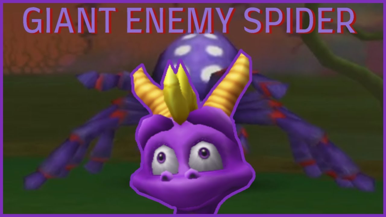 Idiot Arachnophobe Gets Scared in Spyro - A Hero's Tail