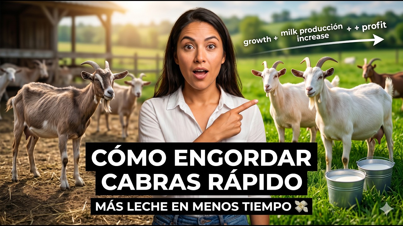 como engordar cabras de engorde y leche rapido