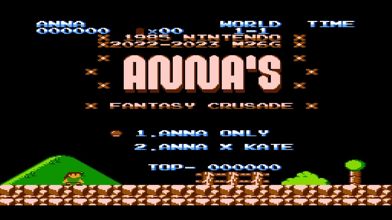 Sunday Longplay - Anna's Fantasy Crusade (Super Mario Bros. 1 NES ROM Hack)