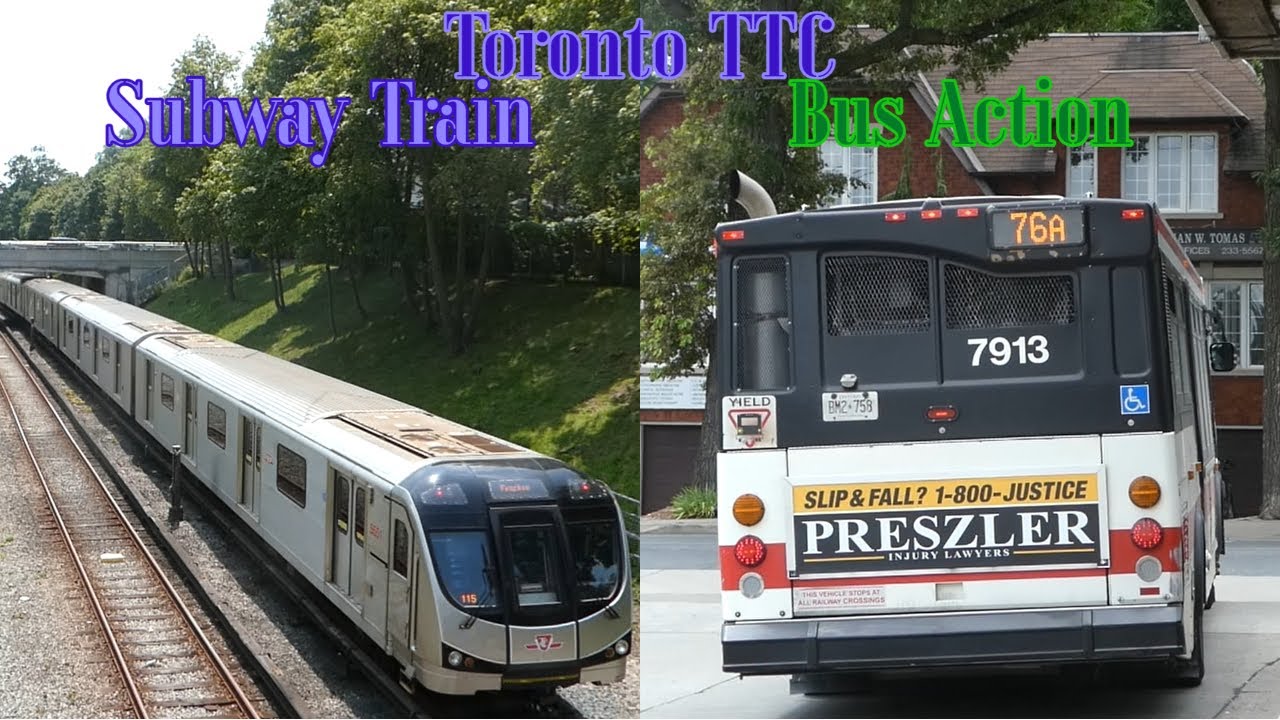 Toronto TTC Subway Train and Bus Action July 3 -16, 2023