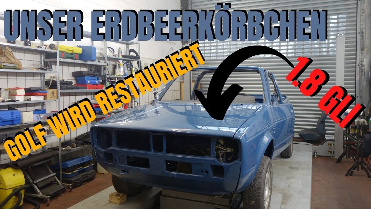 Wir restaurieren ein Golf 1 Cabrio 1.8 GLI