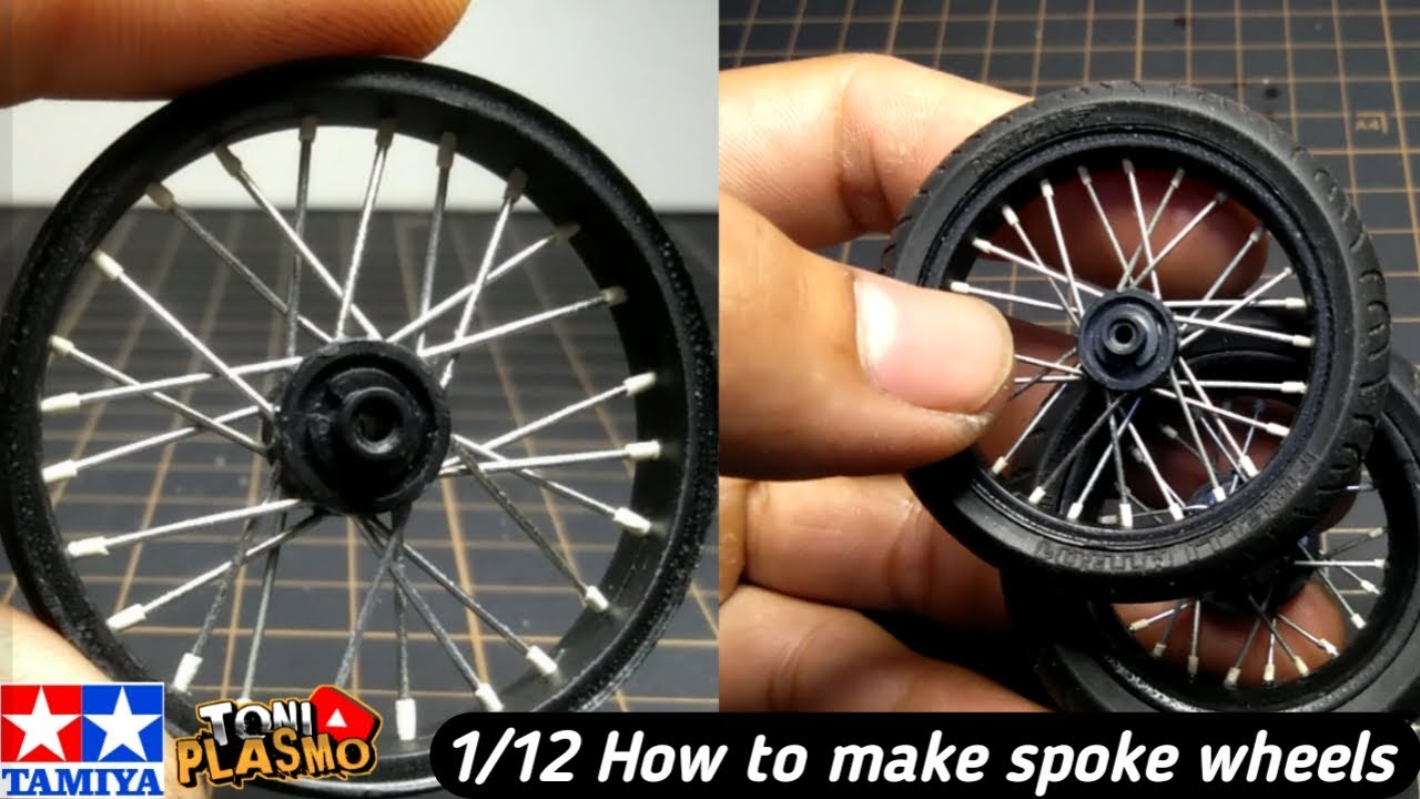 How to make 1/12 spoke wheels ✅✅❗❗~ Toni Plasmo