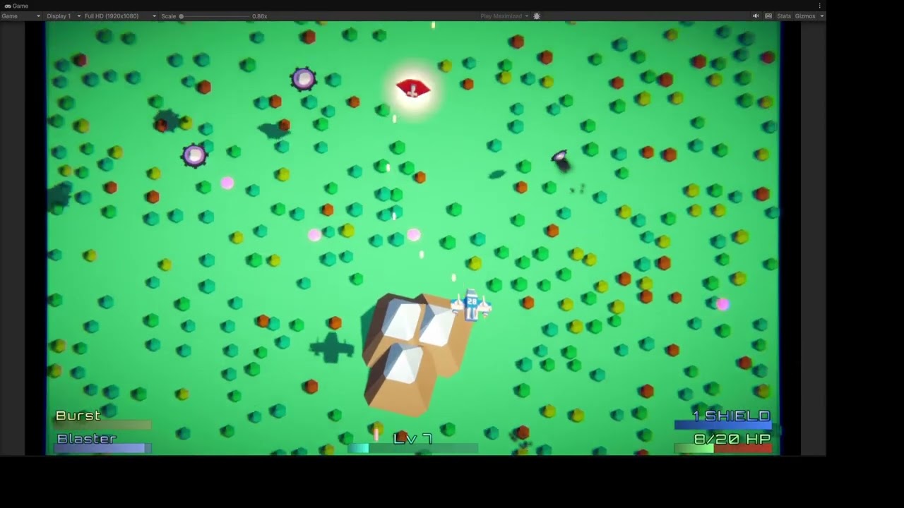 Action Game First Level (Unity gamedev) Renegade Wings Hyper Squadron