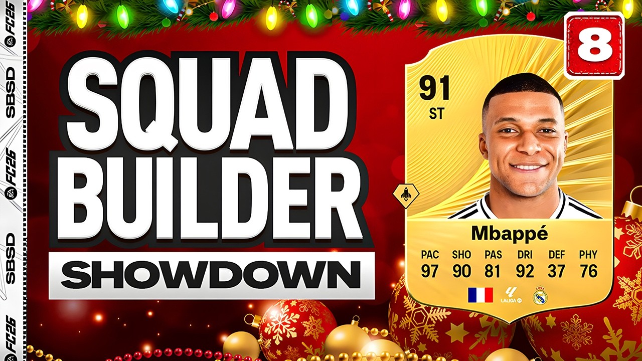 KYLIAN MBAPP&Eacute; SQUAD BUILDER SHOWDOWN!!! FC26 Advent Calendar Day 8