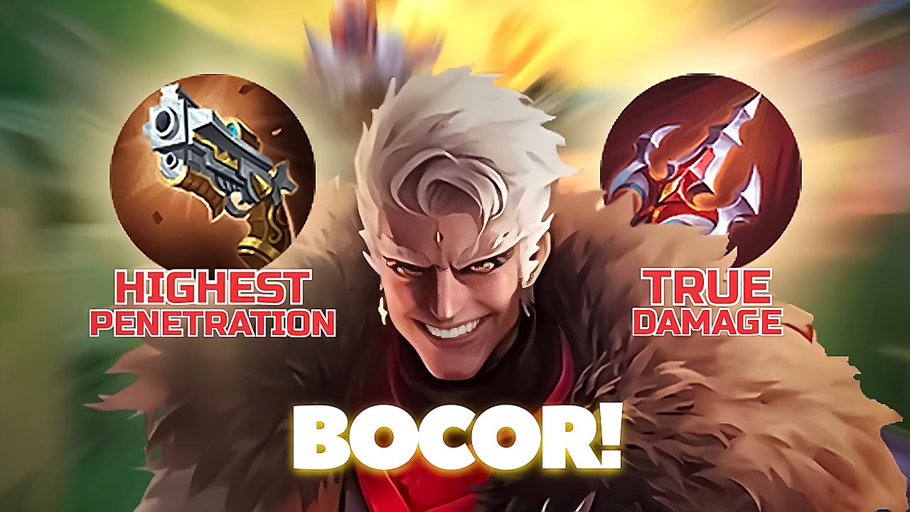 SEMUA ITEM DEFEND TEMBUS!!! KOMBINASI PENETRASI TINGGI DAN TRUE DAMAGE TINGGI YU ZHONG