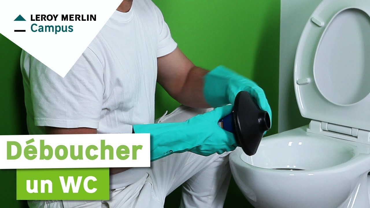 Comment déboucher un WC ? Leroy Merlin