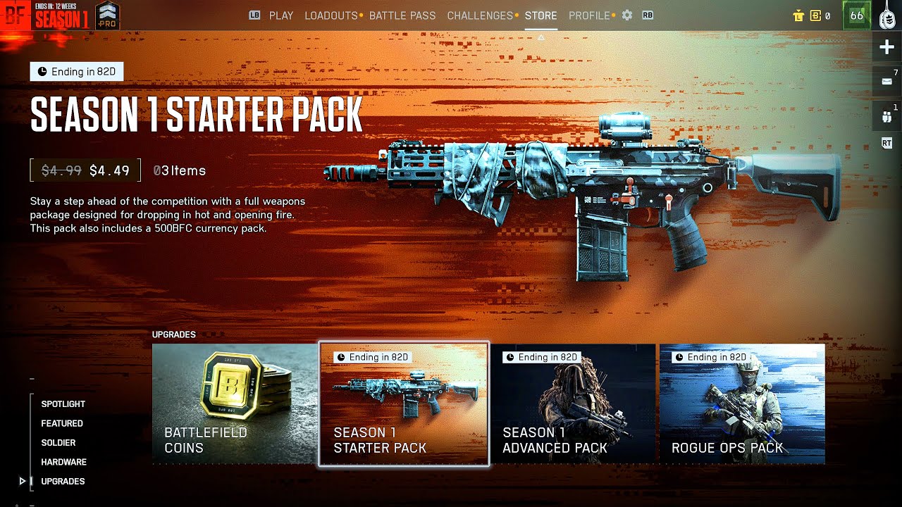 Battlefield 6 - Season 1 Starter Pack | M277 Weapon Package 'Vanish Point'