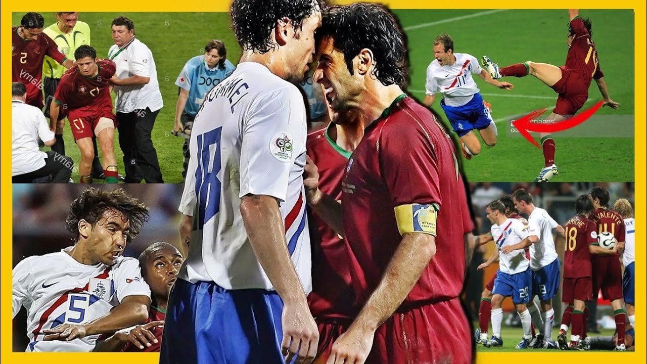 EL PARTIDO MAS VIOLENTO DEL F&Uacute;TBOL | PORTUGAL VS HOLANDA 2006 HISTORIA