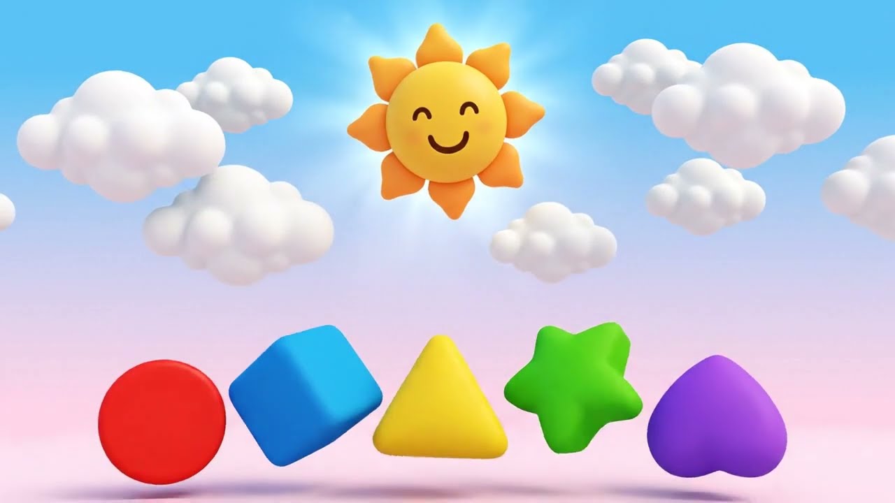 Learn Shapes for Kids | Circle, Square, Triangle + More!