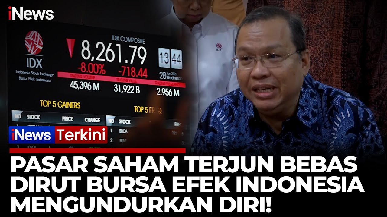 Breaking! Dirut Bursa Efek Indonesia Iman Rachman Mengundurkan Diri Buntut IHSG Anjlok