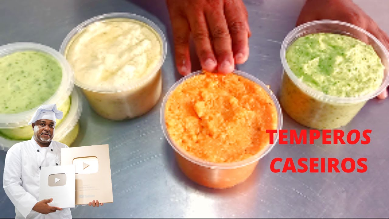 Receitas de temperos caseiros  variados
