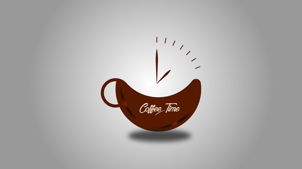 coffee cup LOGO Design tutorial #  Adobe Illustrator CC 2017 BY Somnath Photography