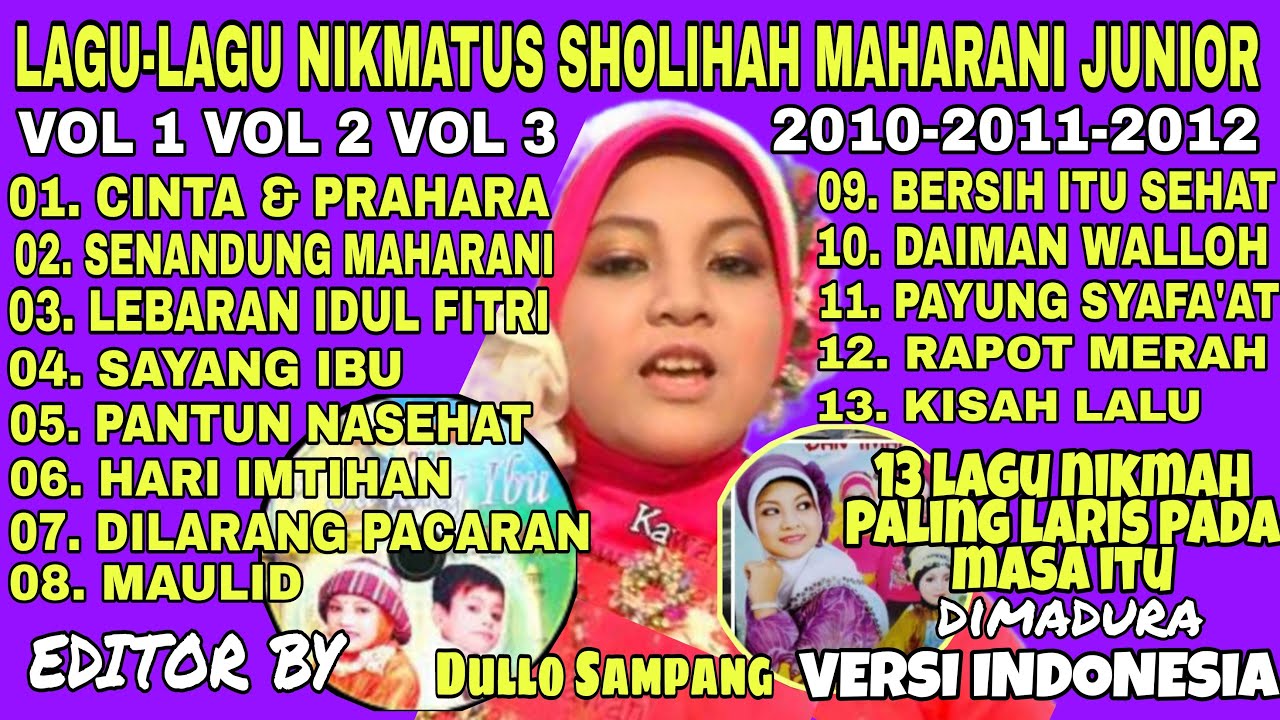 Kumpulan Lagu Madura Maharani Junior - Nikmatus Sholihah || Versi Indonesia