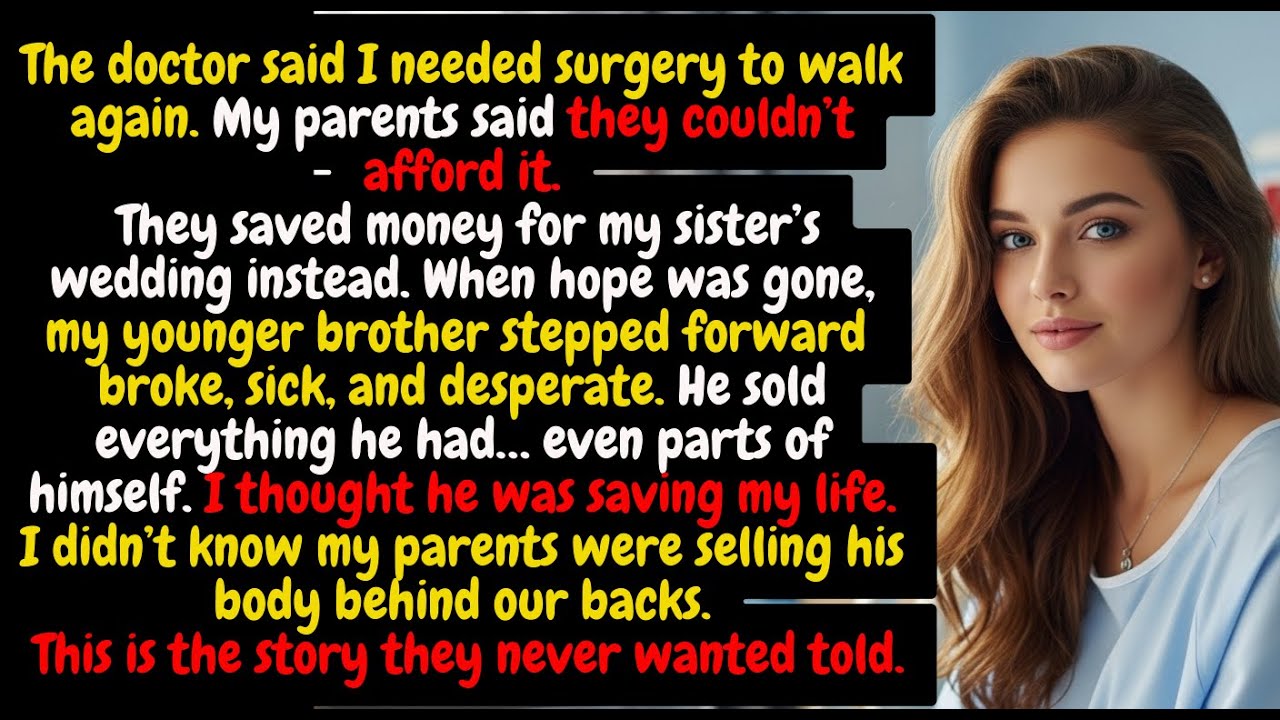 My Life Was Too Expensive for My Parents… Until My Brother Sacrificed Himself...