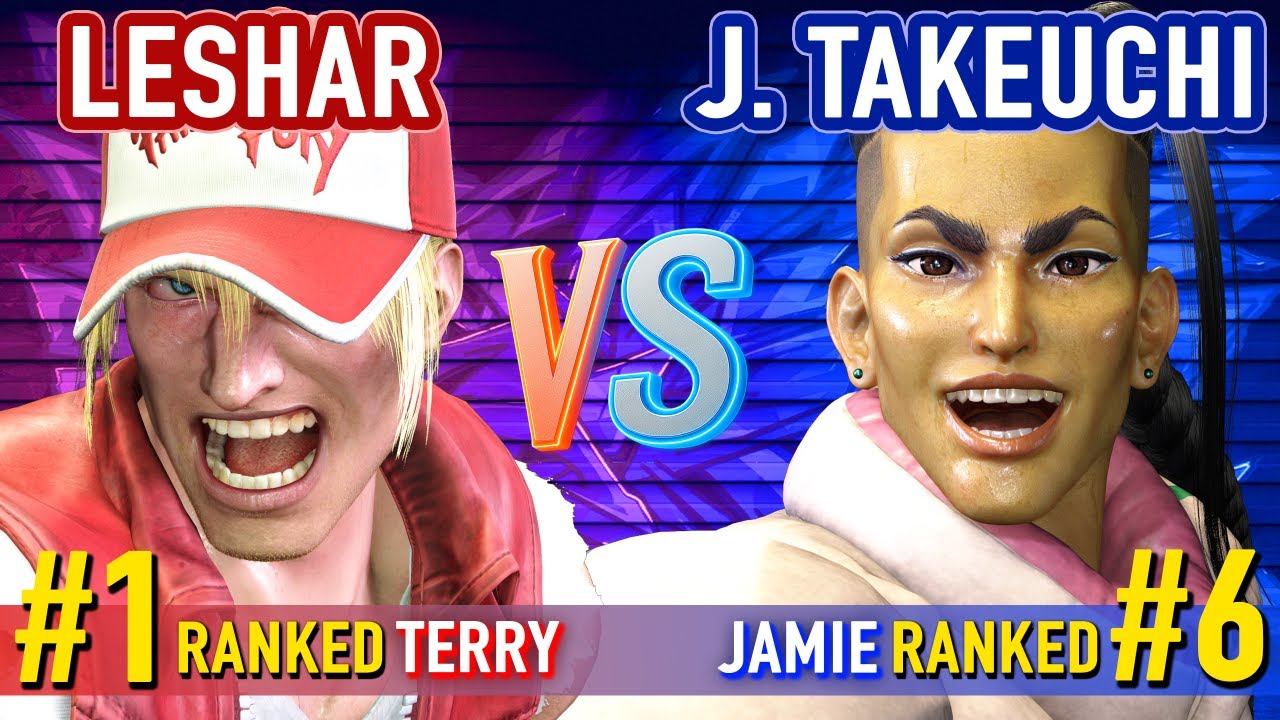 SF6 ▰ LESHAR (#1 Ranked Terry) vs JOHN TAKEUCHI (#6 Ranked Jamie) ▰ High Level Gameplay