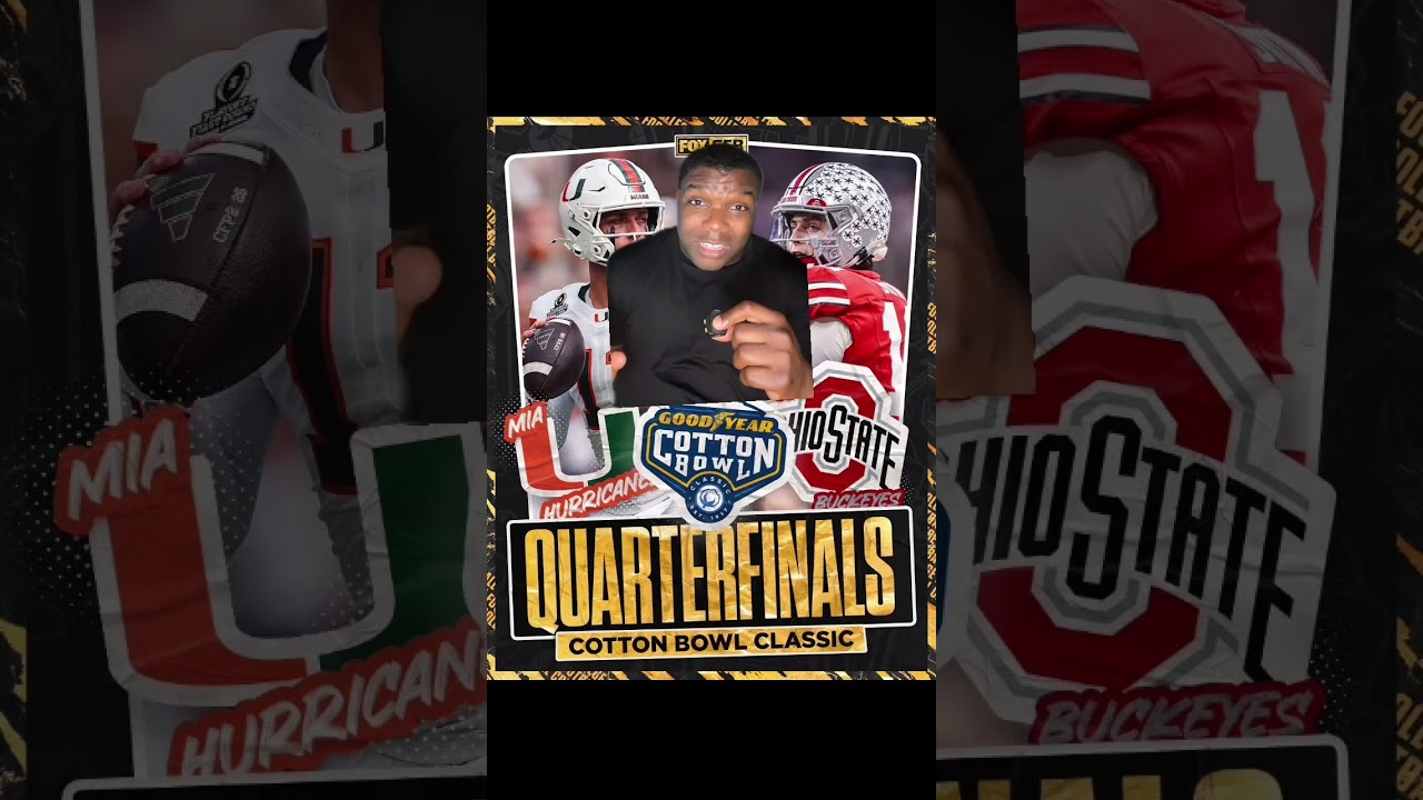 BuckeyesNation we’re facing Miami in the Cotton Bowl 