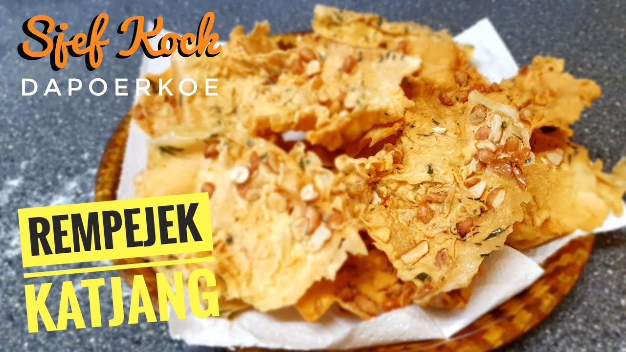 Rempejek met Pinda's | Rempejek Recept | Rempejek maken | Indonesische Pindakoek | Indische Keuken