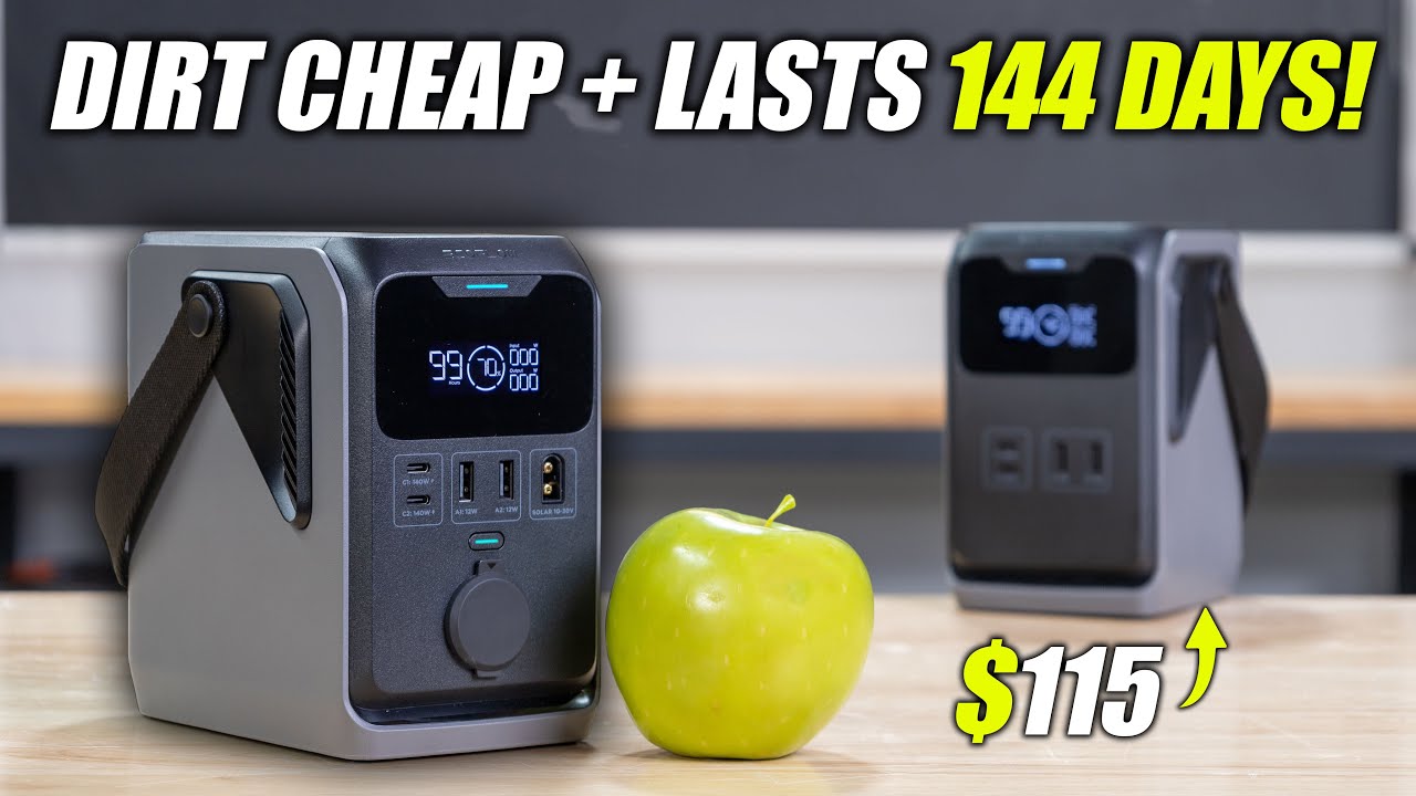 EcoFlow Trail 300 DC - Lasts 144 Days on a Single Charge!?
