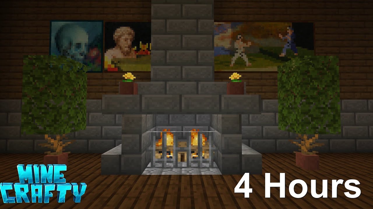 Epic 4 HOURS of Relaxing Fireplace - Burning Fireplace & Crackling Fire Sounds