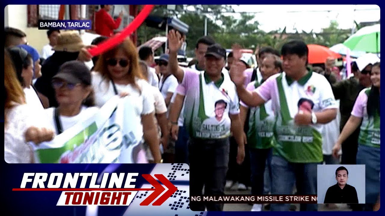 Joey Salting, nakapaghain na ng COC sa pagkaalkalde ng Bamban, Tarlac | Frontline Tonight