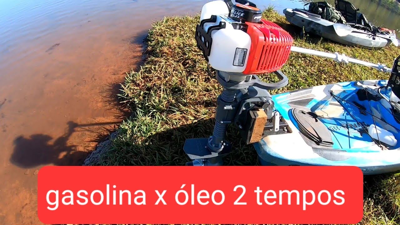 como misturar óleo 2 tempos e gasolina! motor jet turbo pantaneiro/jet hélice! e afins