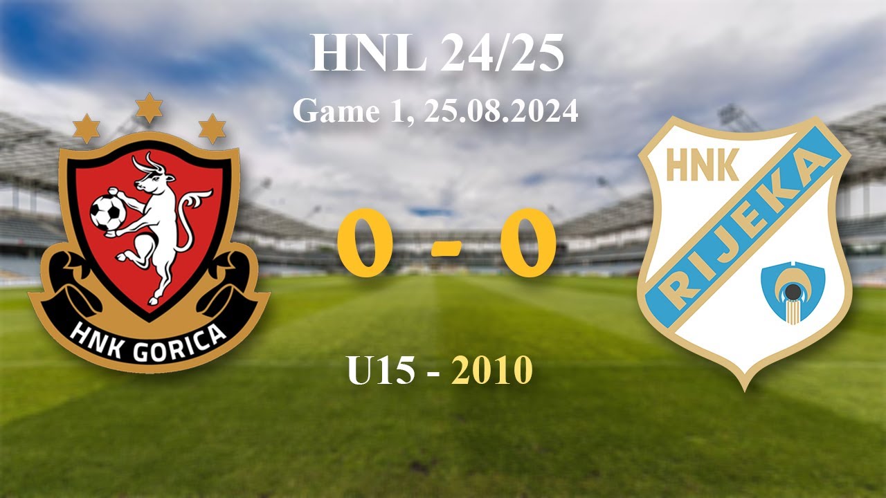1. 2010 U15  Gorica 0-0 Rijeka, HNL 24/25, 25.08.2024 #croatiafootball #hnl