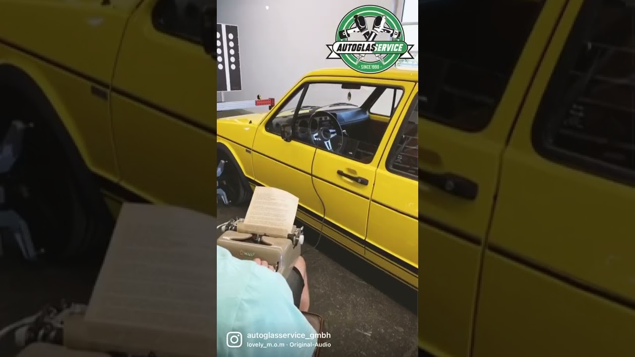 Autoglas Service ADAS AUTEL Kalibrierung Golf 1 GTI 16V Turbo