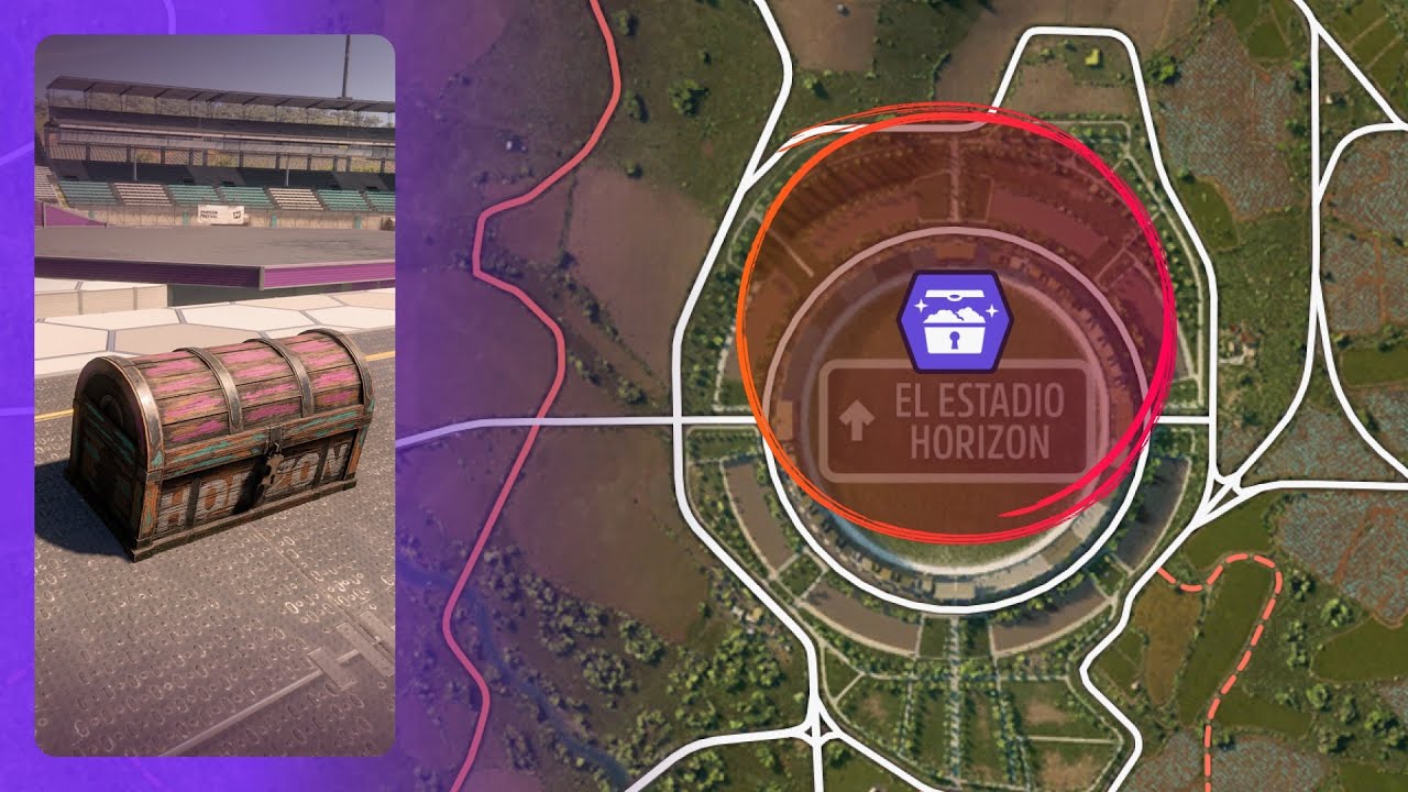 TREASURE HUNT PAST THE UNLIMITED in Forza Horizon 5 - Chest Location (Spring Season)