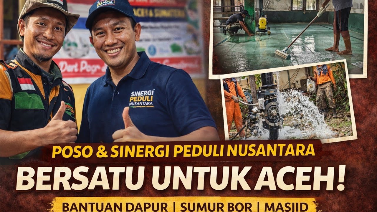 DARI POSO KE BALING KARANG: SAAT RELAWAN BERSATU, HARAPAN KEMBALI MENGALIR DI ACEH TAMIANG