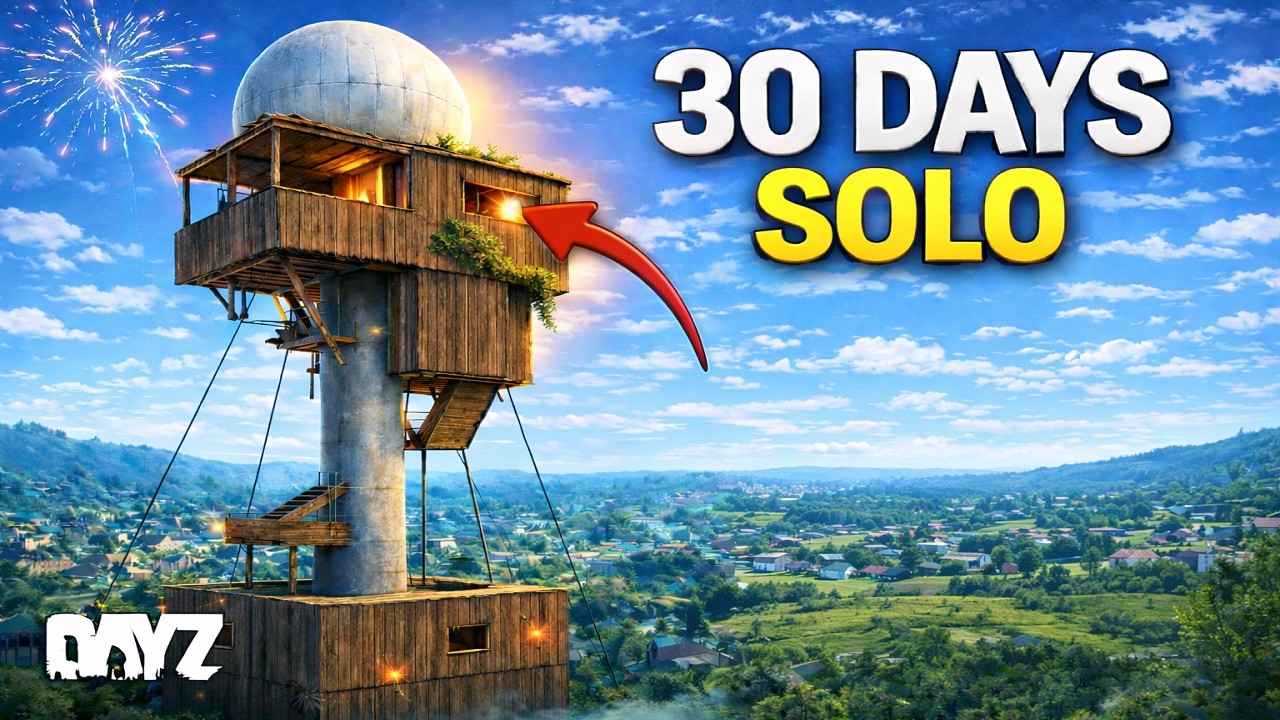 30 Days SOLO in a Water Tower: A DayZ Survival Story