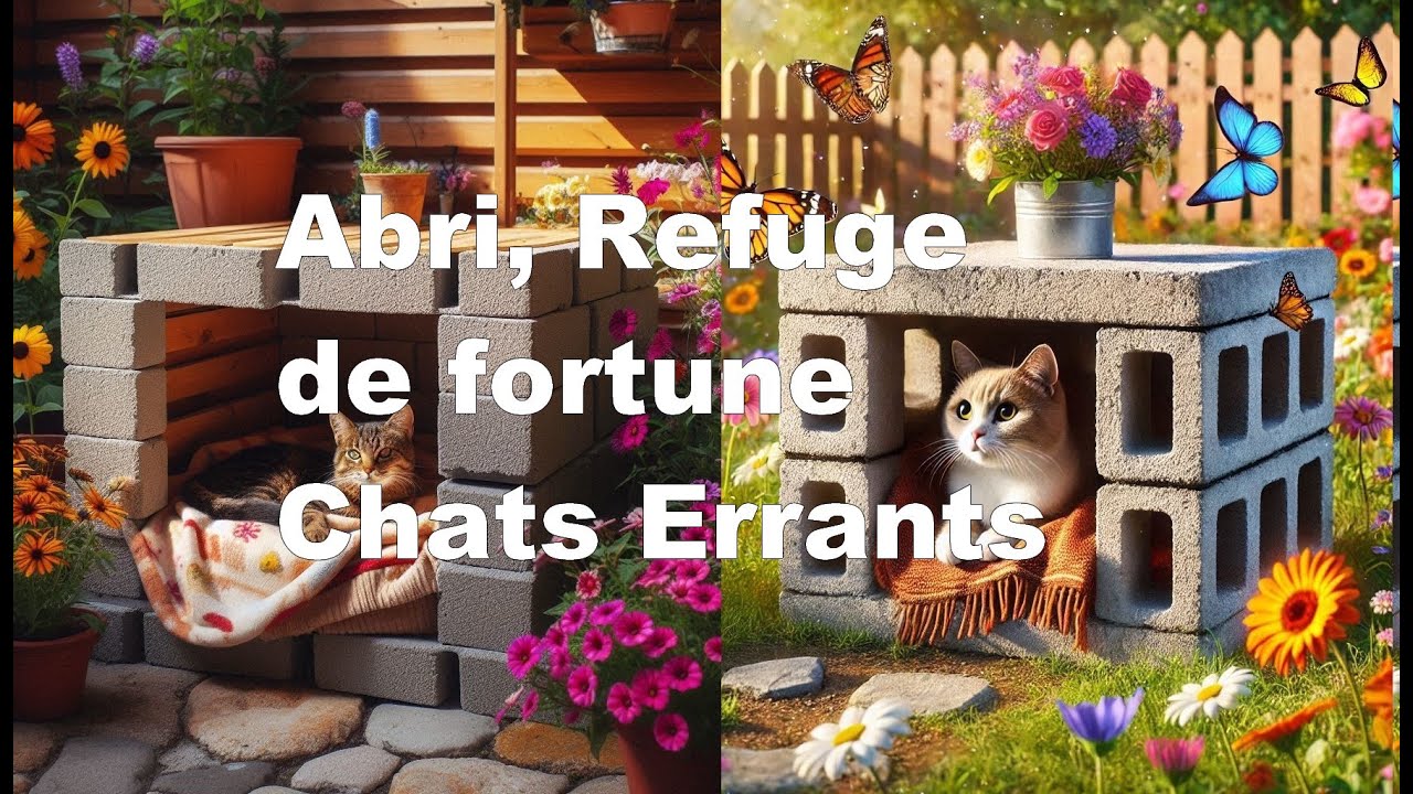 Construire Abri Refuge Chats