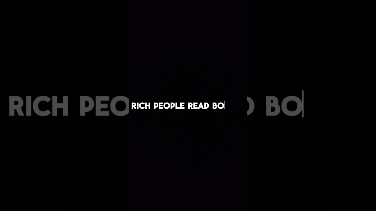 Rich vs Poor Habits #facts