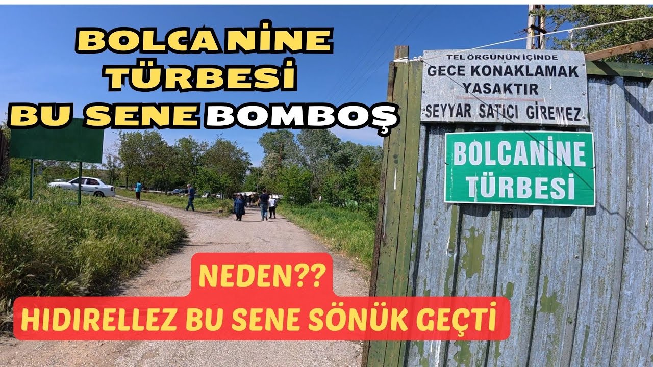 BOLCA NİNE TÜRBESİ .BU SENE BOMBOŞ