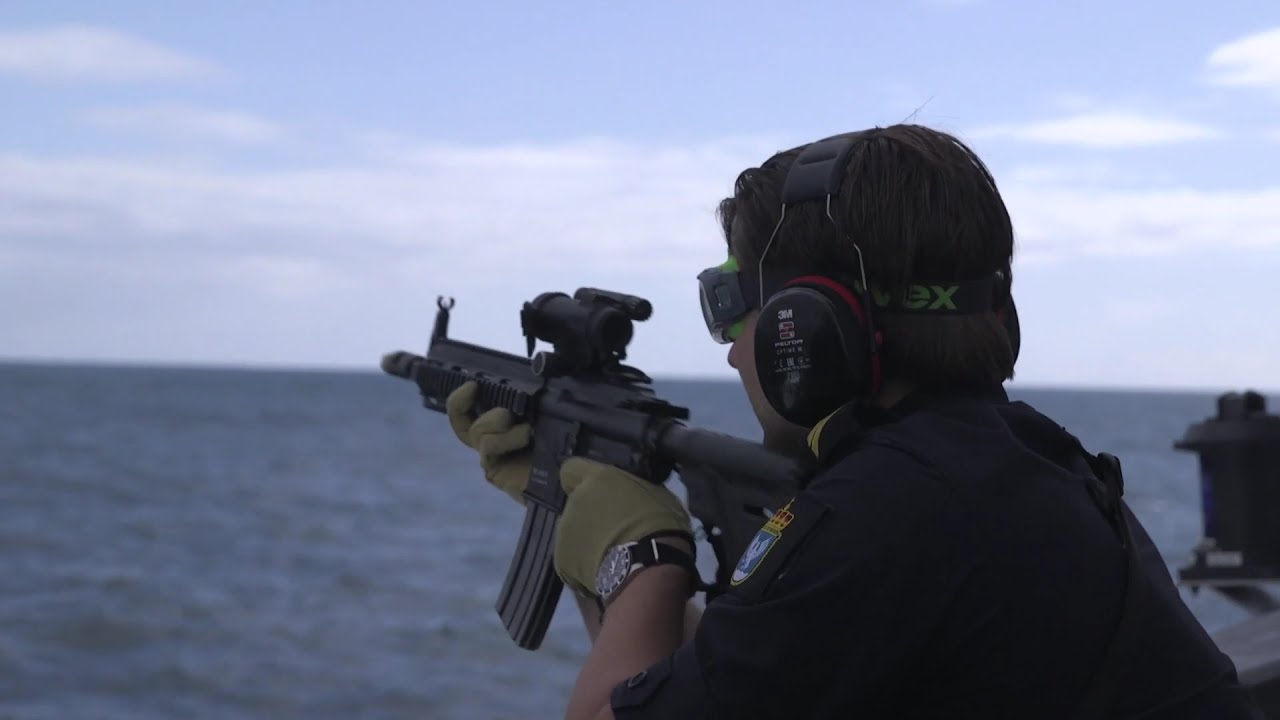 Footage aboard Norwegian Navy Ship filmed during At-Sea Demo/Formidable Shield 2021